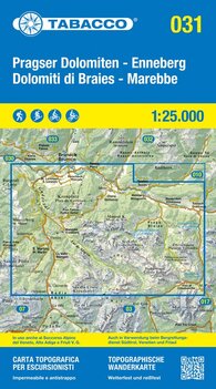 Tabacco - 031 Pragser Dolomiten - Enneberg