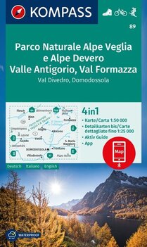 Kompass - WK 89  Parco Nat. Alpe Veglia e Alpe Devero
