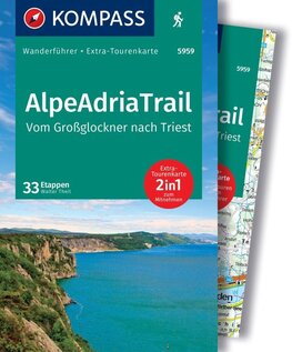 Kompass - AlpeAdriaTrail wandelgids + kaart