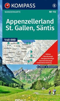 Kompass - WK 112 Appenzellerland - St. Gallen - S&auml;ntis