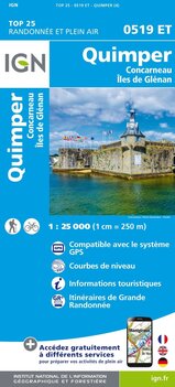 IGN - 0519ET Quimper - Concarneau