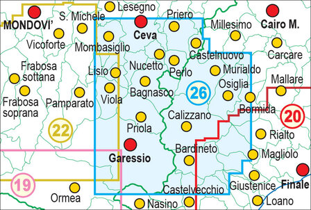 Fraternali - 26 Bassa Val Tanaro, Val Bormida e Cebano