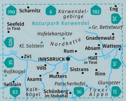 Kompass - WK 036 Innsbruck und Umgebung