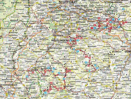 Rother - Schw&auml;bische Alb Mehrtagestouren wandelgids