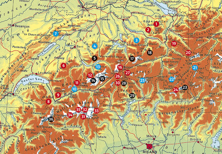 Rother - H&uuml;ttentrekking Schweiz wandelboek