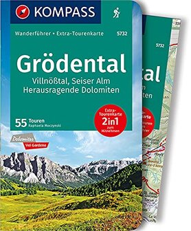 Kompass - Dolomiten 1 - Gr&ouml;dental wf