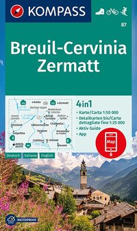 Kompass - WK 87 Breuil - Cervinia - Zermatt 