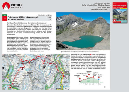 Rother - Glockner-Region wandelgids   4e druk