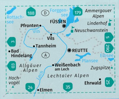 Kompass - WK 4 F&uuml;ssen - Ausserfern