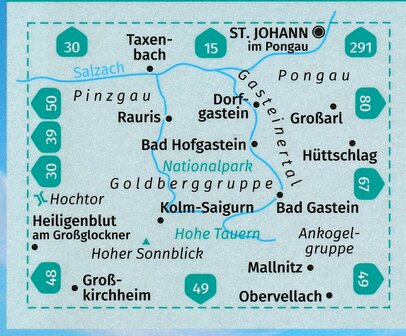 Kompass - WK 40 Gasteinertal - Goldberggruppe