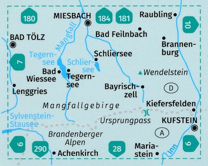 Kompass - WK 8 Tegernsee - Schliersee - Wendelstein