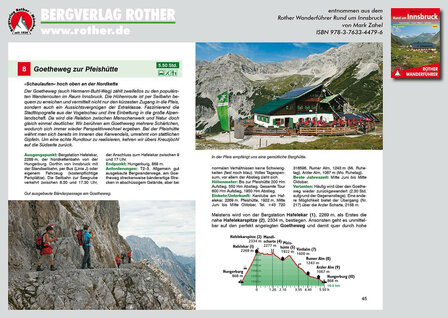 Rother - Rund um Innsbruck wandelgids  7e druk