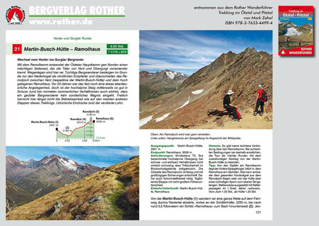 Rother - Trekking im &Ouml;tztal und Pitztal wandelgids