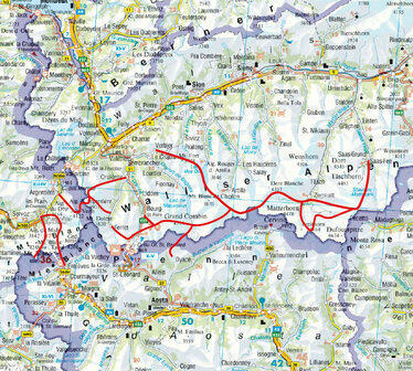 Rother - Skitourenf&uuml;hrer Haute Route