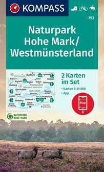 Kompass - WK 753 Naturpark Hohe Mark