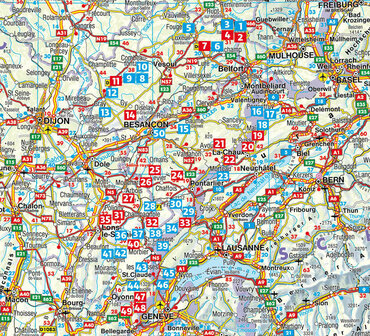 Rother - Franz&ouml;sischer Jura wandelgids