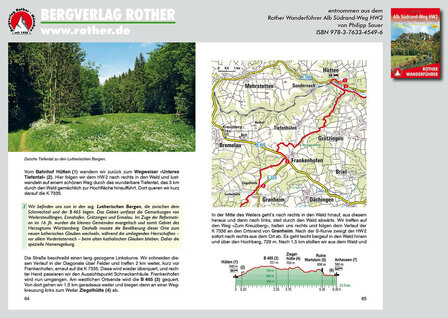 Rother - Alb S&uuml;drand-Weg HW2