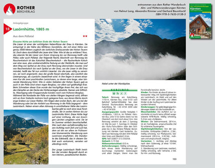 Rother - Alm- und H&uuml;ttenwanderungen K&auml;rnten wandelboek