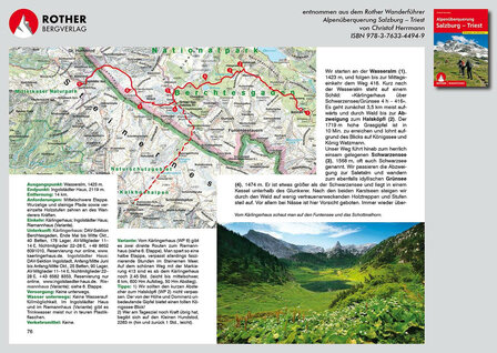 Rother - Alpen&uuml;berquerung Salzburg - Triest