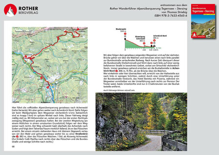 Rother - Alpen&uuml;berquerung Tegernsee - Sterzing