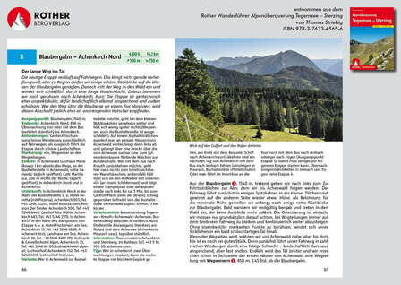Rother - Alpen&uuml;berquerung Tegernsee - Sterzing