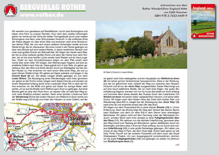 Rother - England Mitte wandelgids