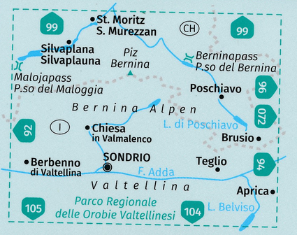 Kompass - WK 93 Bernina - Sondrio