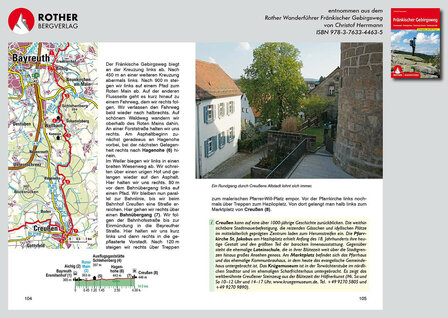 Rother - Fr&auml;nkischer Gebirgsweg wandelgids