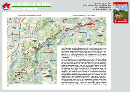 Rother - Moselh&ouml;henweg wandelgids