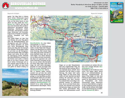 Rother - M&uuml;nchener Berge mit Bahn und Bus wandelboek