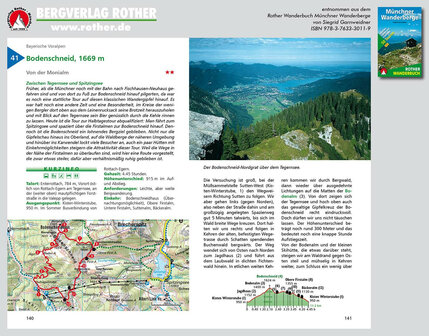 Rother - M&uuml;nchener Wanderberge wandelboek