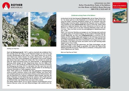 Rother - Peaks of the Balkans wandelgids