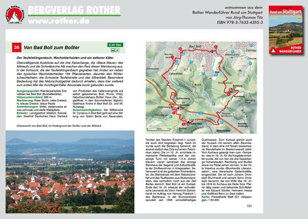 Rother - Rund um Stuttgart wandelgids
