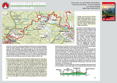 Rother - Saar-Hunsr&uuml;ck-Steig wandelgids