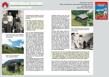 Rother - Schwabenkinder-Wege Schweiz und Liechtenstein wandelgids