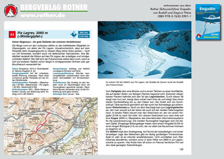 Rother - Skitourenf&uuml;hrer Engadin
