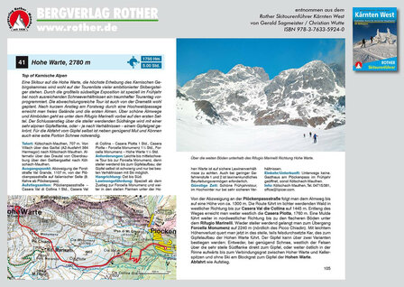 Rother - Skitourenf&uuml;hrer K&auml;rnten West