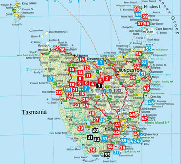 Rother - Tasmanien wandelgids