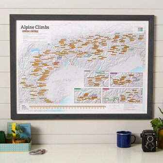 Maps International - Alpine Climbs Collect &amp; Scratch