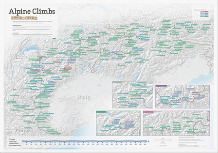 Maps International - Alpine Climbs Collect &amp; Scratch