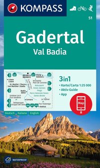 Kompass - WK 51 Gadertal - Val Badia