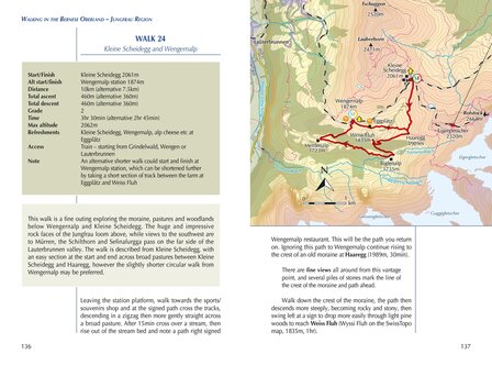 Cicerone - Walking in the Bernese Oberland - Jungfrau region