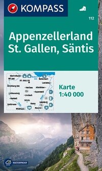 Kompass - WK 112 Appenzellerland - St. Gallen - S&auml;ntis