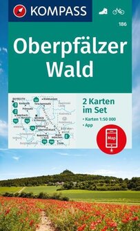 Kompass - WK 186 Oberpf&auml;lzer Wald