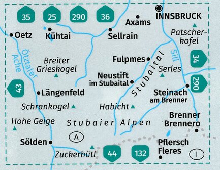 Kompass - WK 83 Stubaier Alpen