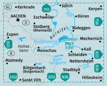 Kompass - WK 757 Aachen und das Dreil&auml;ndereck