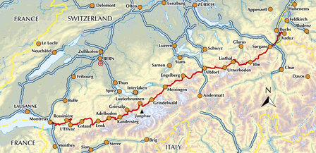 Cicerone - Trekking the Swiss Via Alpina