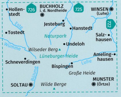 Kompass - WK 718 L&uuml;neburger Heide