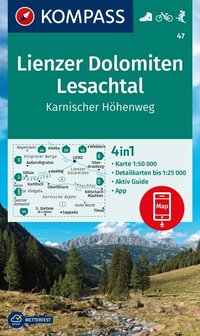 Kompass - WK 47 Lienzer Dolomiten - Lesachtal