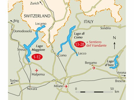 Cicerone - Walking Lake Como and Maggiore